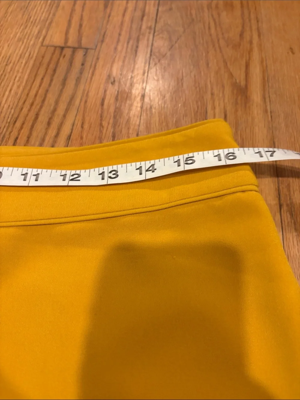 Banana Republic Pencil Skirt Womens 8 Mustard Yellow Excellent Tailored Office - Picture 7 of 7
